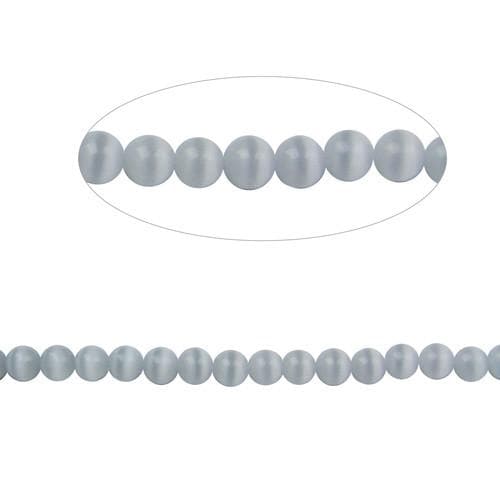 #BS-CR04-18 Cat's Eye Beads, 4mm