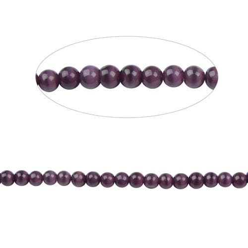 #BS-CR06-16 Cat's Eye Beads, 6mm