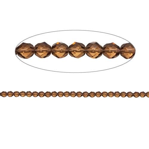 #BS-F41002 Czech Glass Beads, 4mm