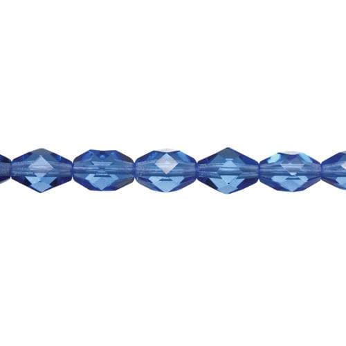 #BS-FV114005 Czech Glass Beads, 11mm x 8mm