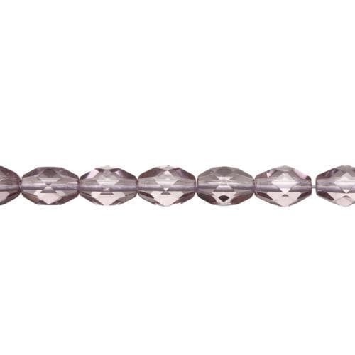 #BS-FV82002 Czech Glass Beads, 8mm x 6mm