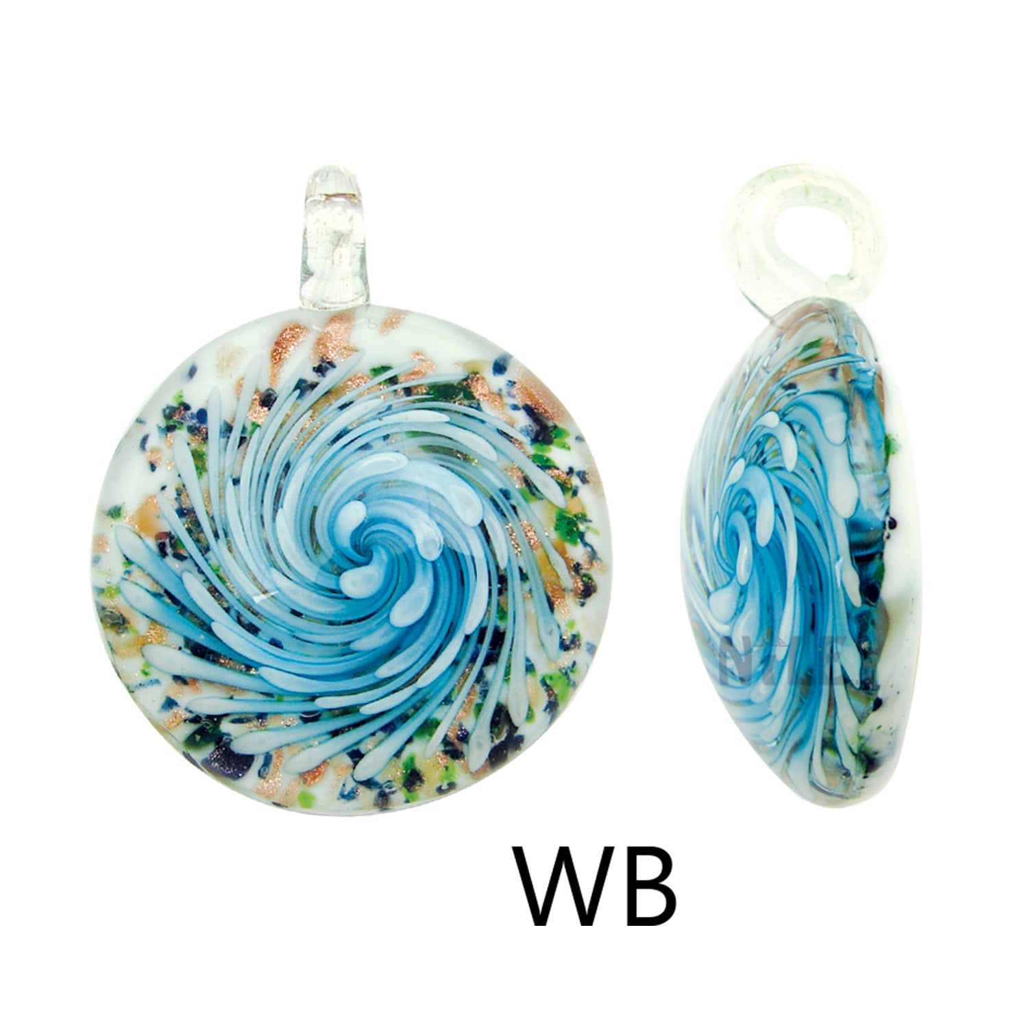 Lampwork Glass Pendant-Nile Corp