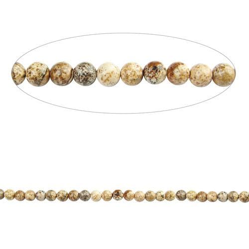 #BS-JP36LOP Jasper Beads, 6mm