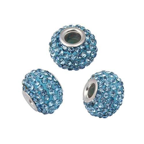 #BS-PD215B Rhinestone Rondelle Bead, 16mm x 11mm
