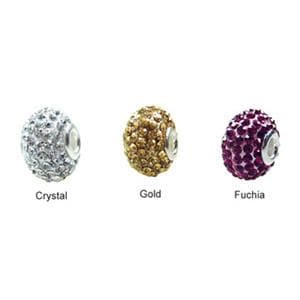 #BS-PD215 Rhinestone Bead, 16mm x 11mm