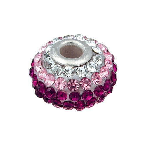 #BS-PD325 Rhinestone Rondelle Beads, 16mm x 11mm
