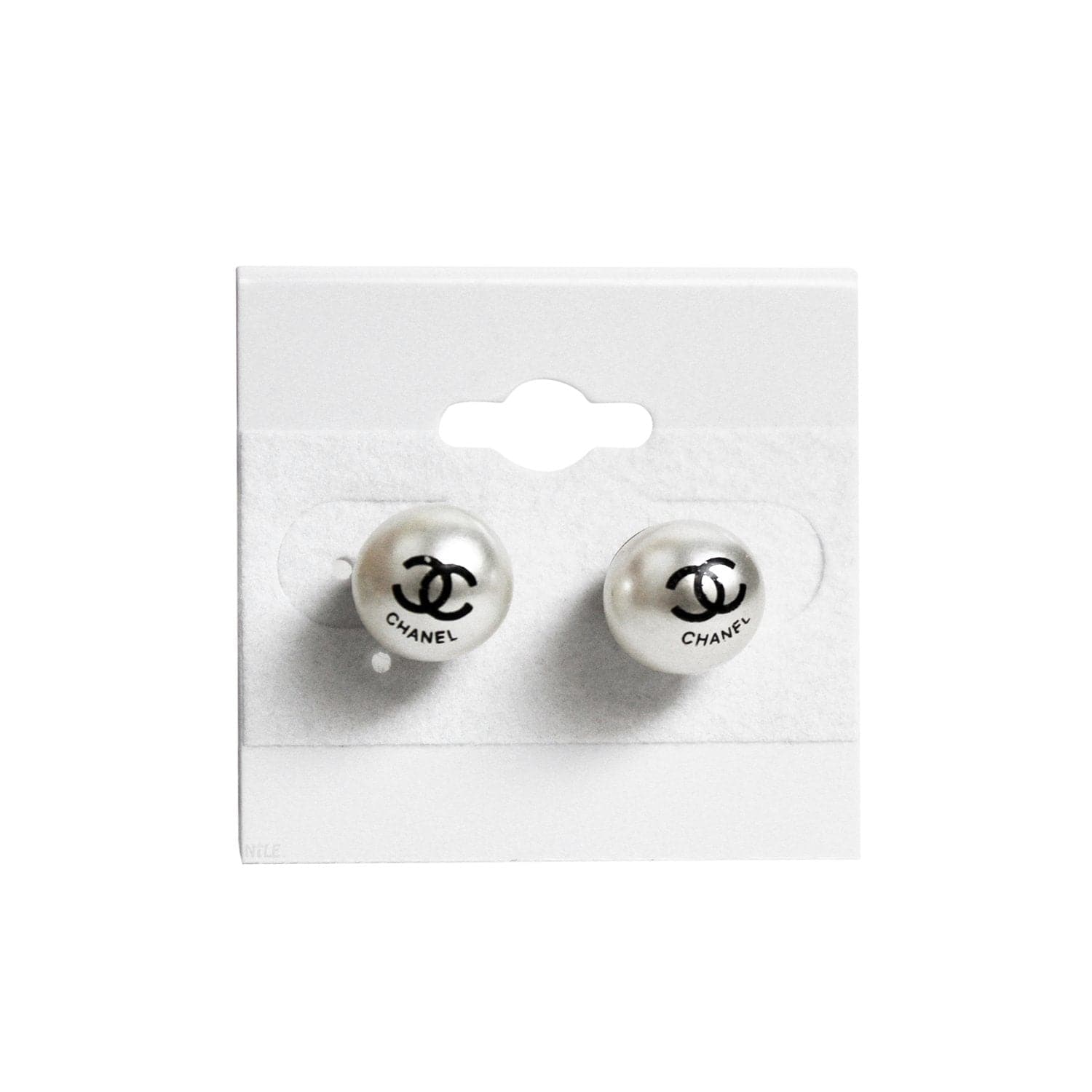 #BX578 Plain White Earring Hanging Cards