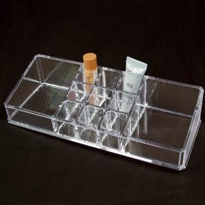 #COM067 Acrylic Makeup Organizer with 11 Compartments