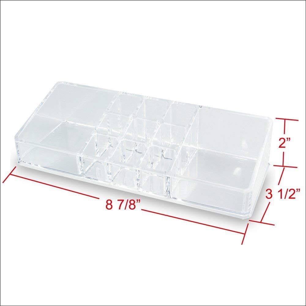 #COM067 Acrylic Makeup Organizer with 11 Compartments