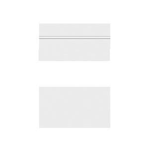 #EN213 PVC Zipper Bags with White Block