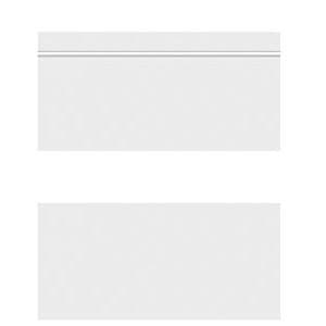 #EN216 PVC Zipper Bags with White Block