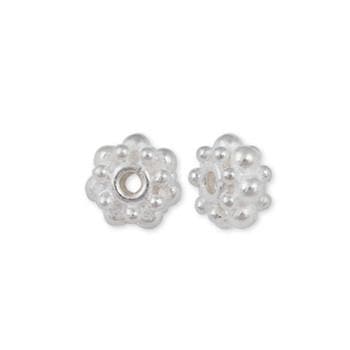 #FBB-116AS Silver Spacer Beads, 8.5mm