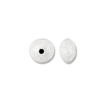 #FBB-457S Silver Stardust Beads, 7mm