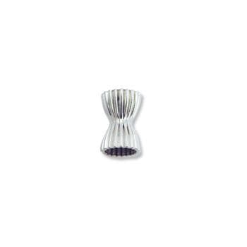 #FBB-575S Fancy Silver Beads, 5mm