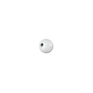 #FBB-604S Silver Stardust Beads, 4mm