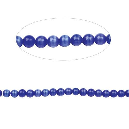 #BS-CR04-03 Cat's Eye Beads, 4mm