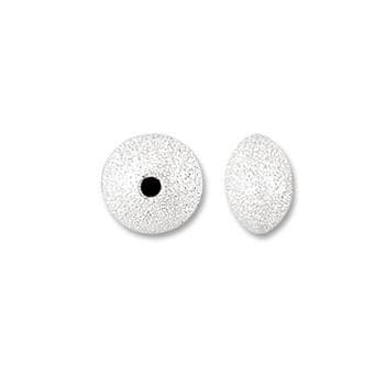 #FBB-458S Silver Stardust Beads, 8mm