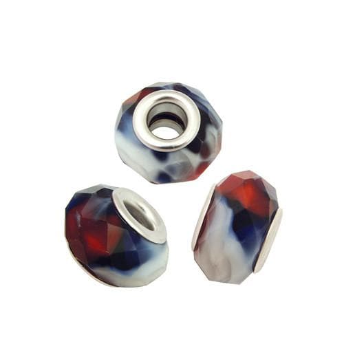 #BS-PD732-20 Glass Rondelle Beads, 14mm x 8mm