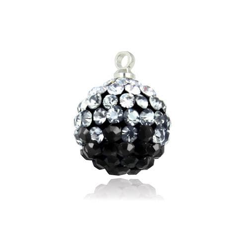 #BS-P4012B Rhinestone Ball Pendant, 12mm
