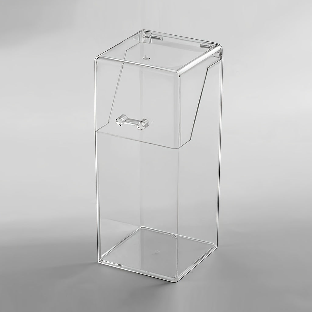 [Dustproof Storage] 1pc Minimalist Desktop Storage Container with Lid | Dustproof Makeup Organizer & Stationery Holder