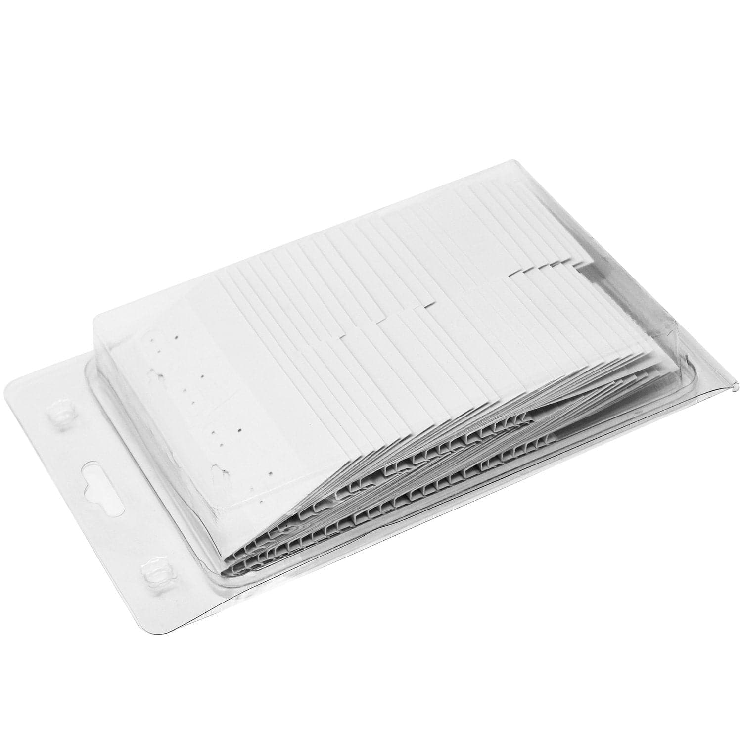 #BX579 Plain White Hanging Earring Cards